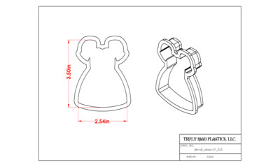 Dirndl Dress 01 3.5&quot;