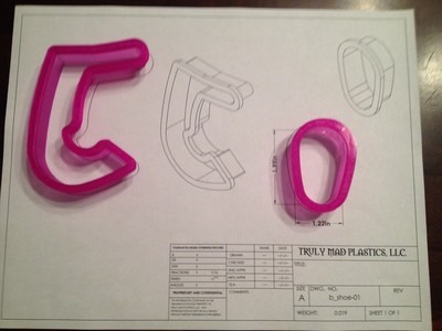 Baby Shoe Template (b shoe)