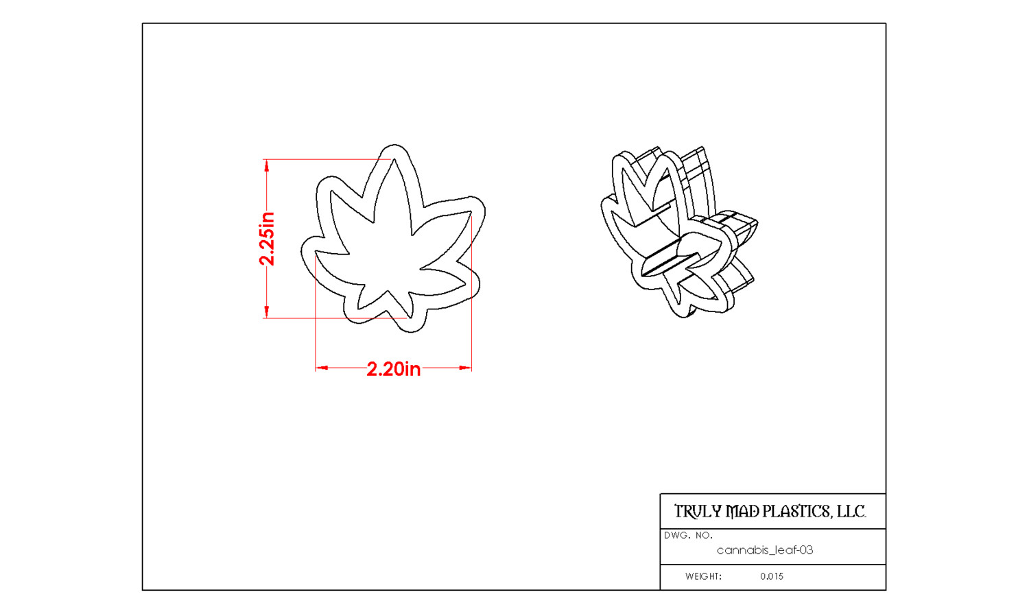 Cannibis Leaf 03