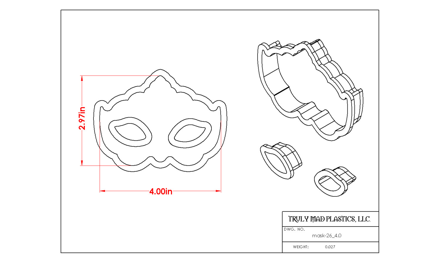 Mask 26 4.0&quot;