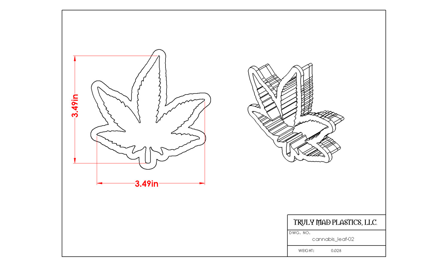 Cannibis Leaf 02