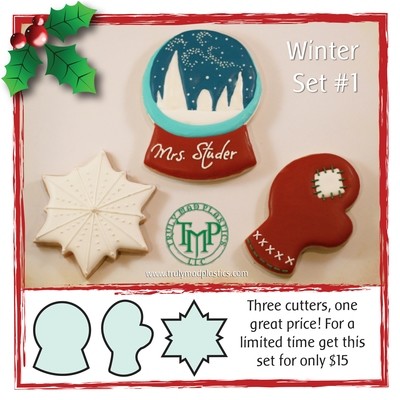 Winter Set 01 (Snow Globe 01, Snowflake 03, Mitten 01)