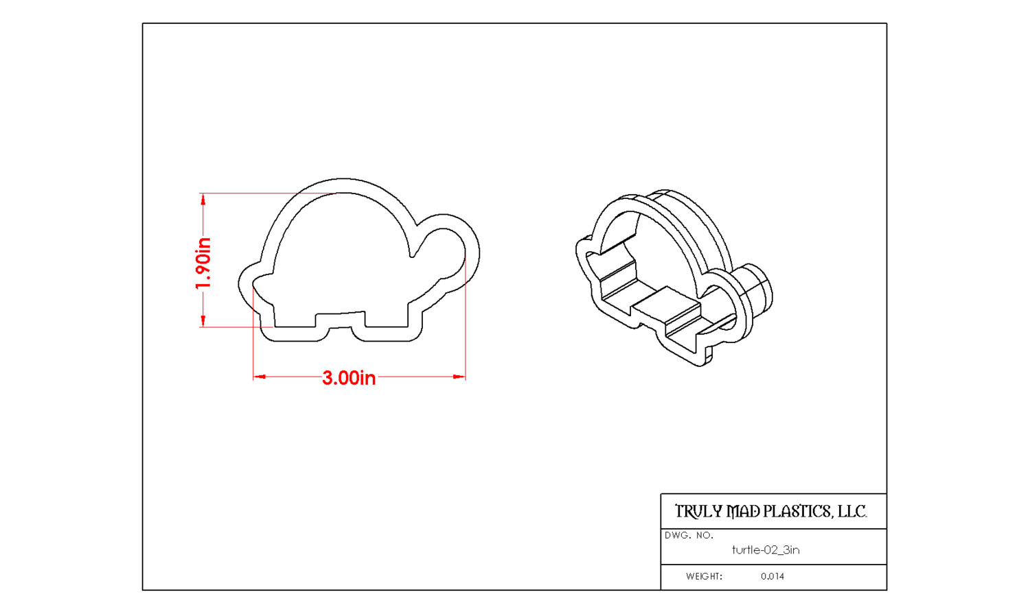 Turtle 02 3.0&quot;
