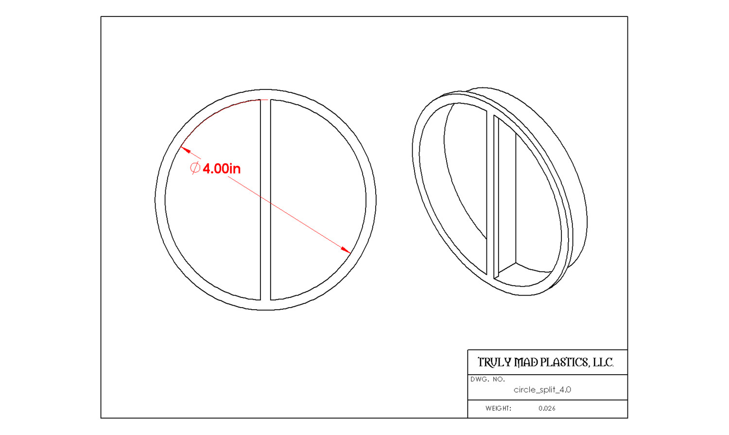 Circle Split (4.0&quot;)