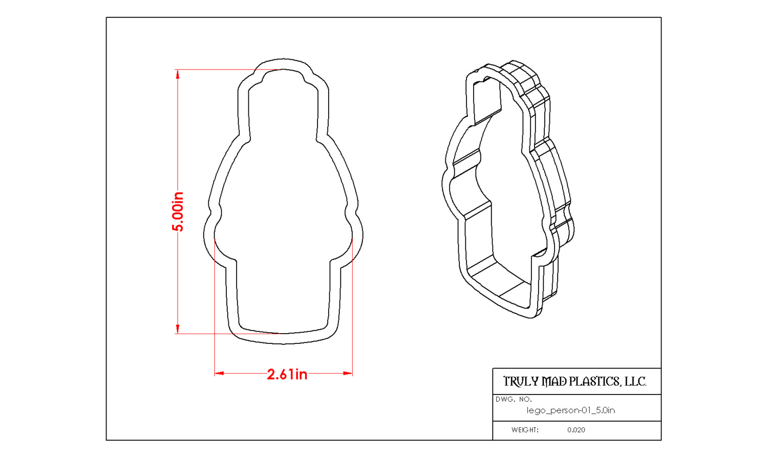 Lego Person 01 5.0&quot;