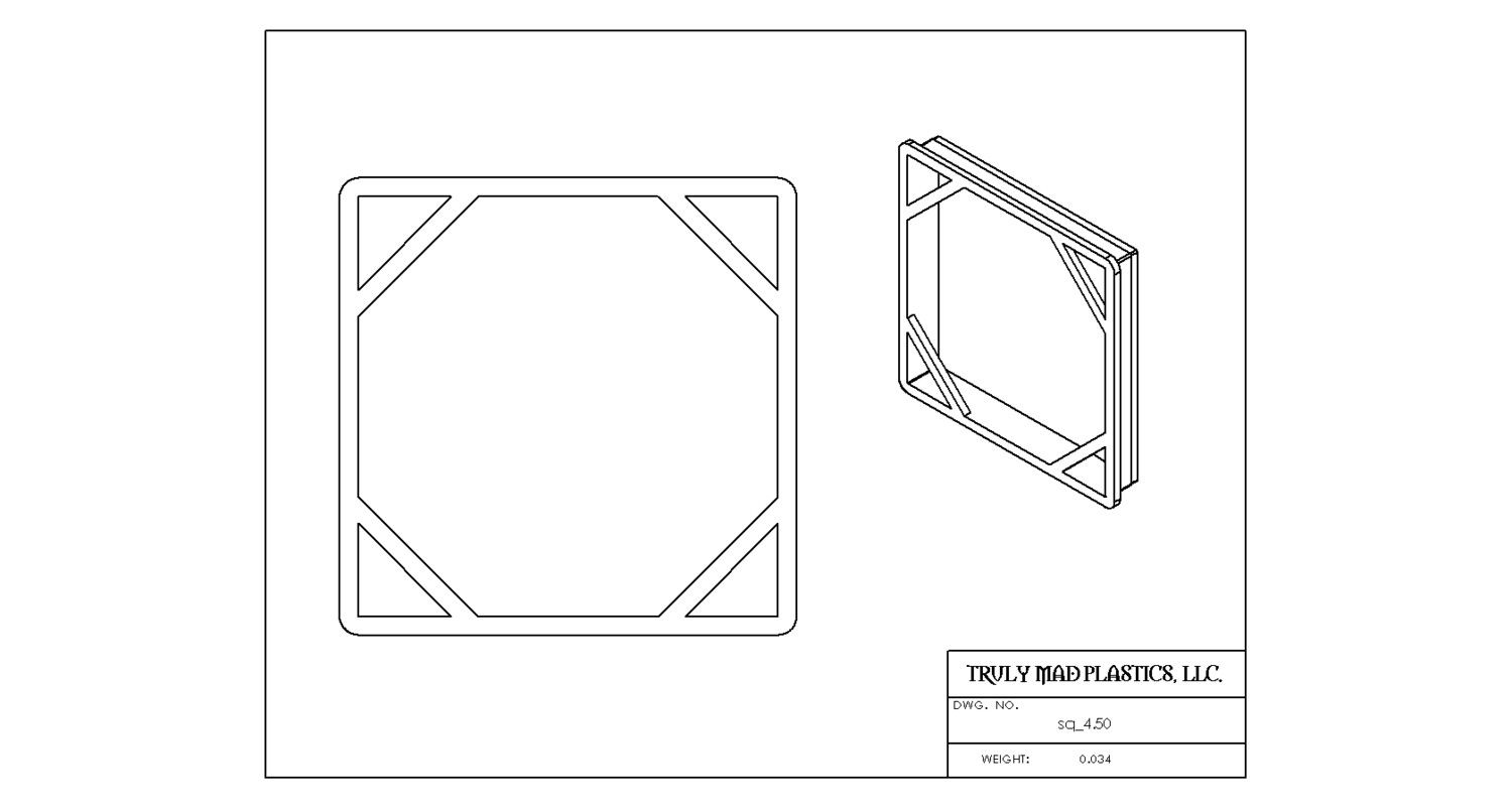 Square 4.50&quot;