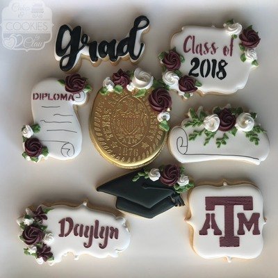 Floral Grad Cap 01