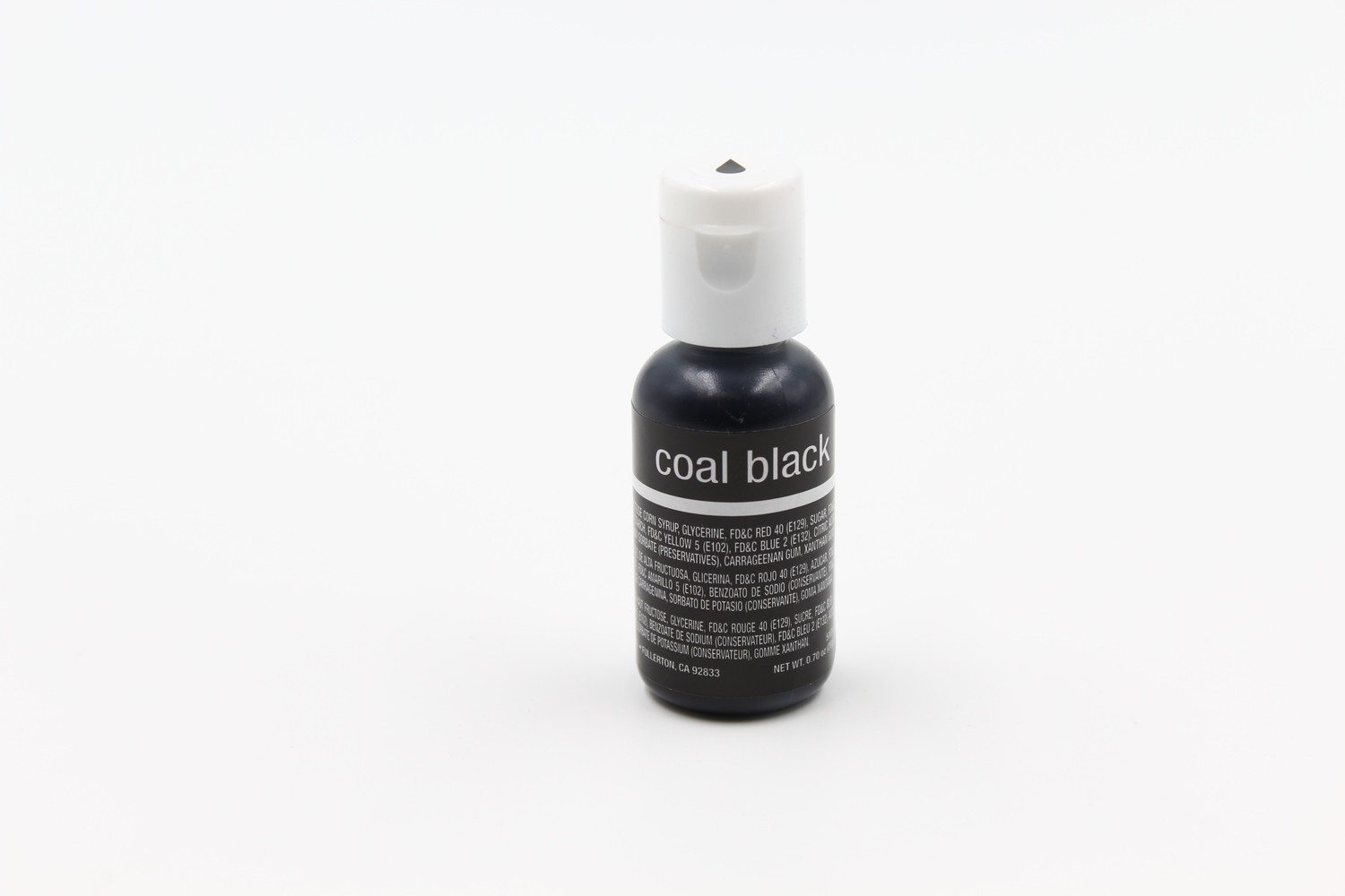 Chefmaster Liqua-Gel Food Color, Color: Coal Black 0.70oz
