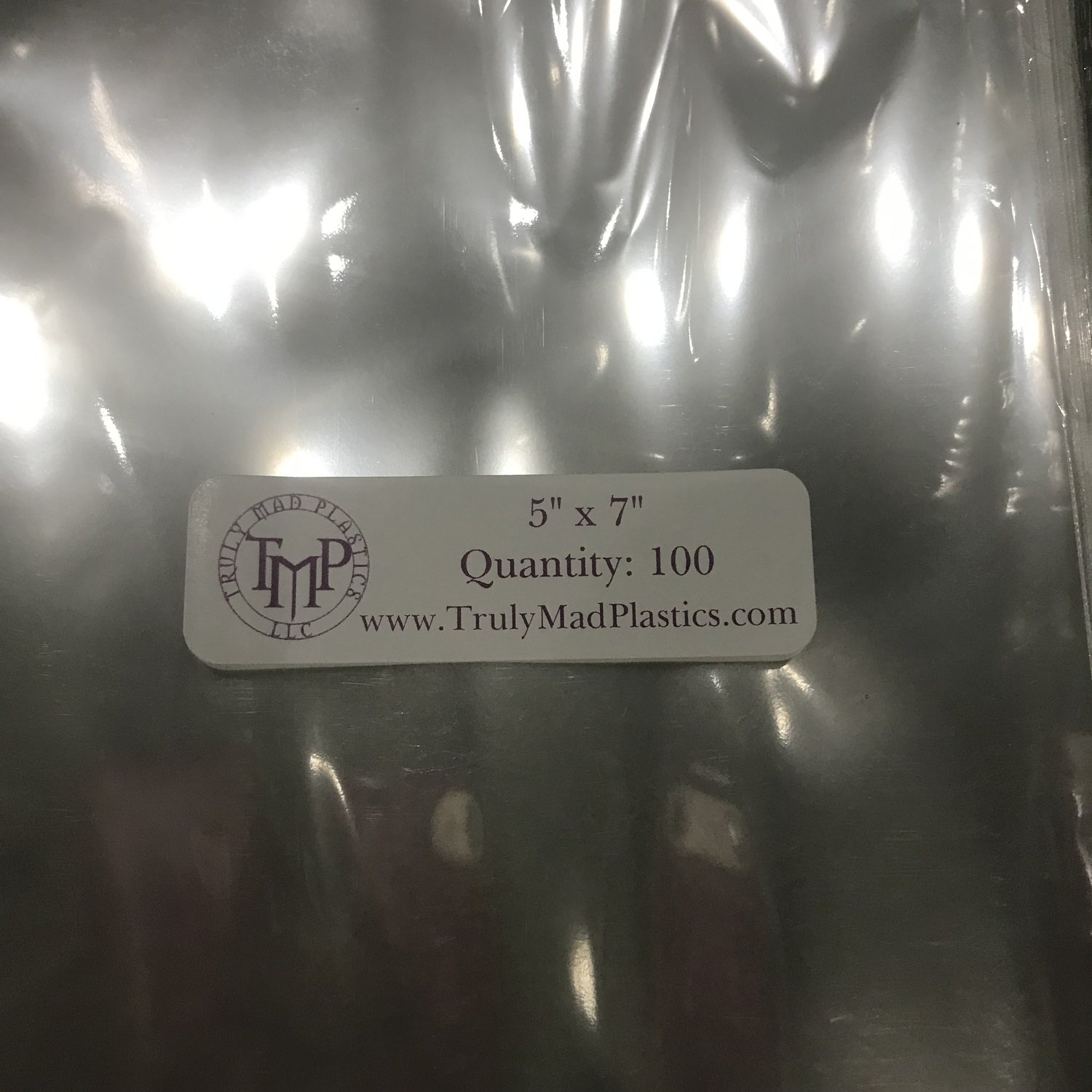 Super Clear Cello Bags 5.0" x 7.0" (100 pcs)
