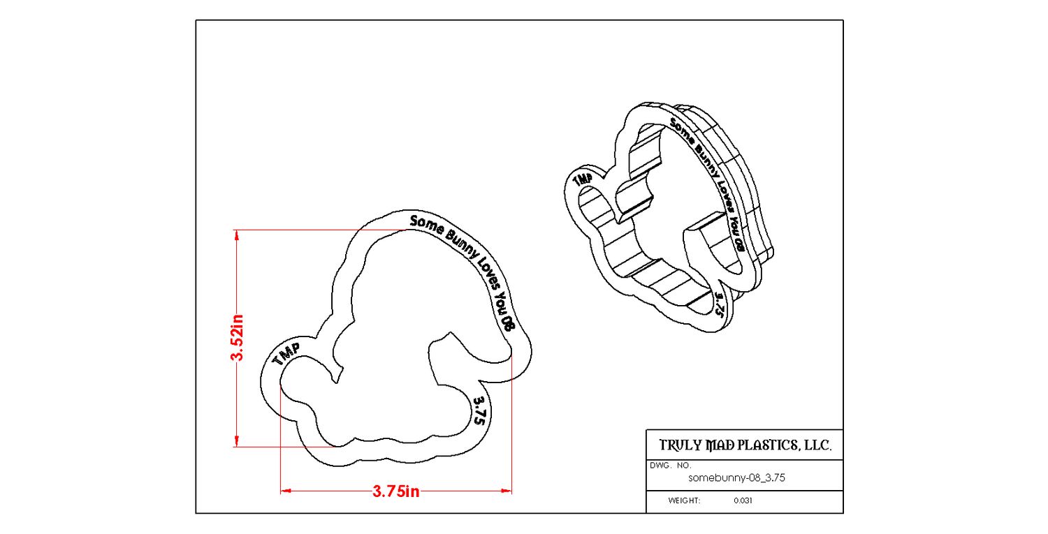 Some Bunny Loves You 08, Size: 3.75"