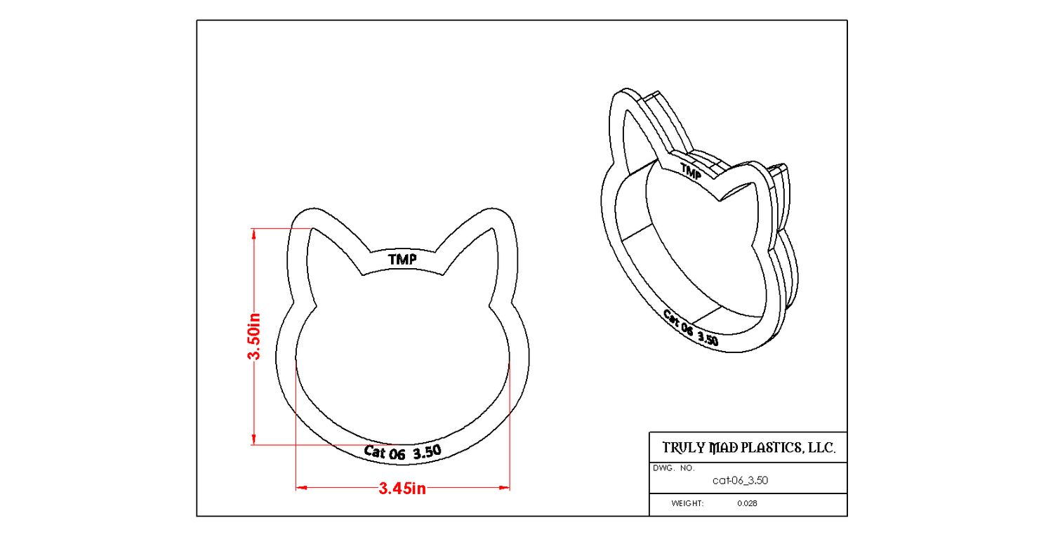 Cat 06, Size: 3.50"