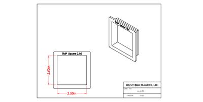 Square 2.50"