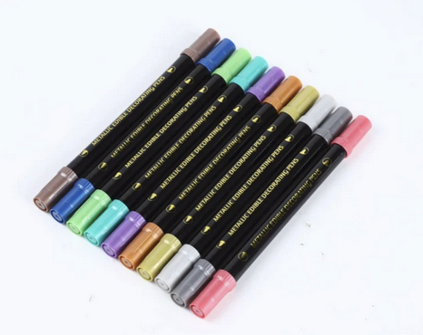 Metallic Edible Ink Marker Set of 10