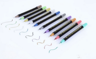 Metallic Edible Ink Marker Set of 10