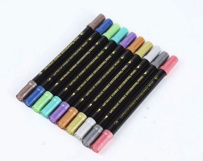 Metallic Edible Ink Marker Set of 10