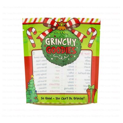 Grinch Goodies Cookie Pouch (5.5″ x 6″ x 2″, 10 pack)