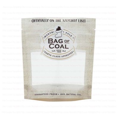 Bag of Coal Cookie Pouch  (10 pack, Small, 5.5″ x 6″ x 2″)
