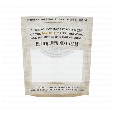 Bag of Coal Cookie Pouch  (10 pack, Small, 5.5″ x 6″ x 2″)