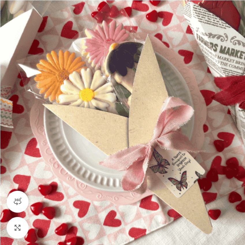 Kraft Flower Bouquet Box (10 pack)