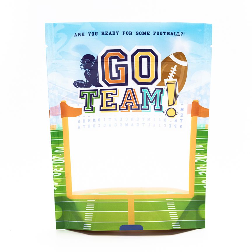Go Team Cookie Pouch (6.5″ x 8″ x 2.5″, 10 pack)