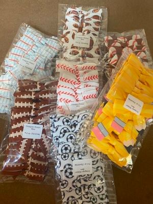Pre-tied Grosgrain Bows with Wire Twist Tie