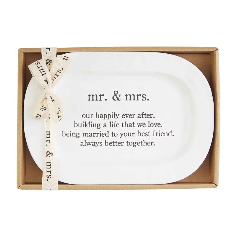 Mr. &amp; Mrs. Sentiment Plate