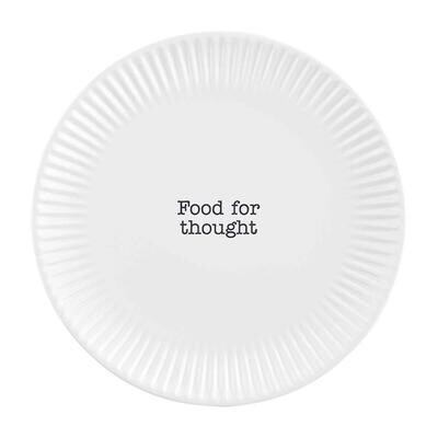 Melamine Food For Thought Salad Plate