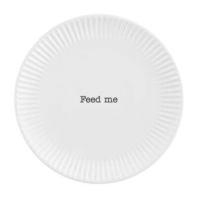 Melamine Feed Me Salad Plate