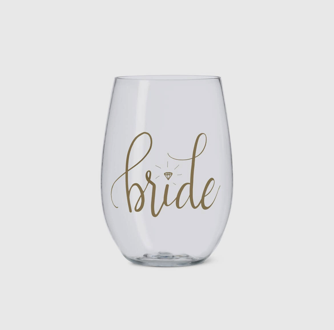 Bride Short Wine Plastic Cup