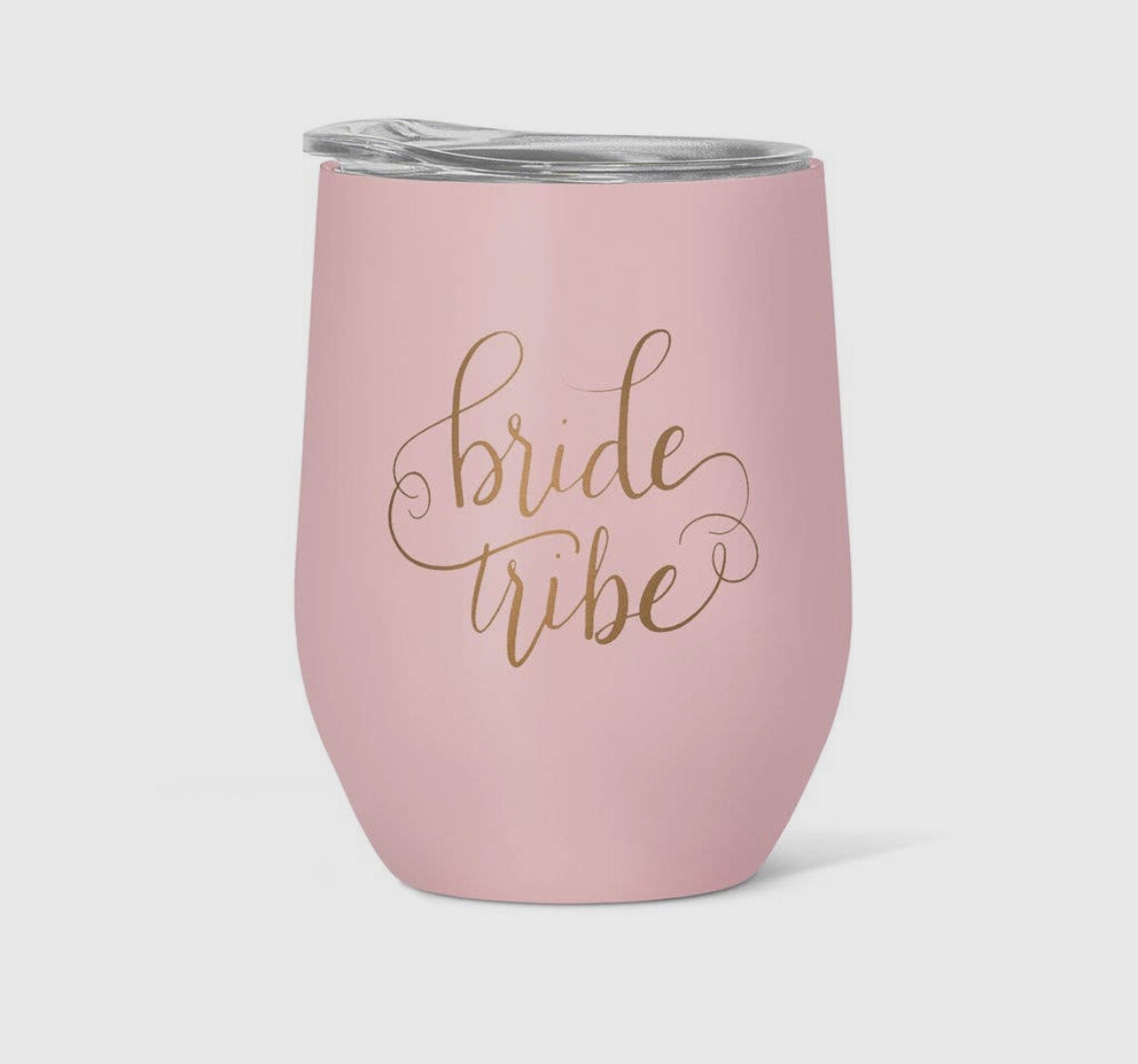 Bride Tribe Stainless Steel Wine & Coffee Tumbler Pink