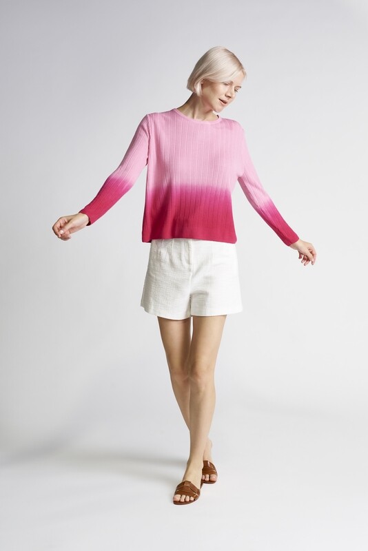 Kokun Ombre Ribbed Crew—RR