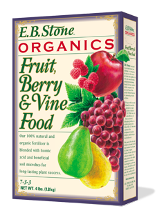 EB Stone Fruit Berry and Vine Food 4 lb Box 7-3-3  (360)