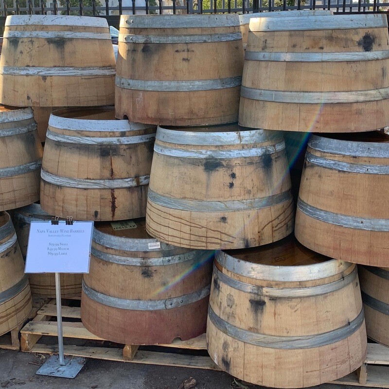 Wine Barrel Medium (1/2) $39.99