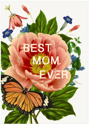 PFD Best Mom Ever 5x7 Card C-BME