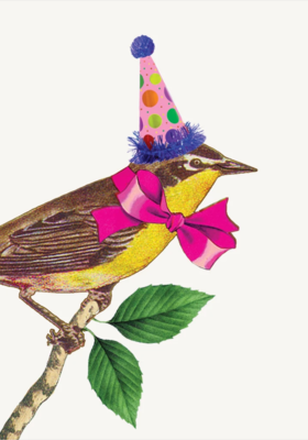 PFD Birthday Bird Mini Card MI-BB