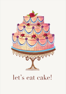 PFD Let's Eat Cake Mini Card MI-CAK