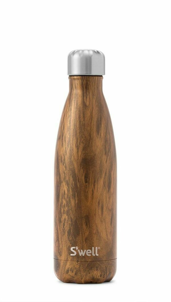 S'well 17oz Wood Teakwood WWB-TEAK01