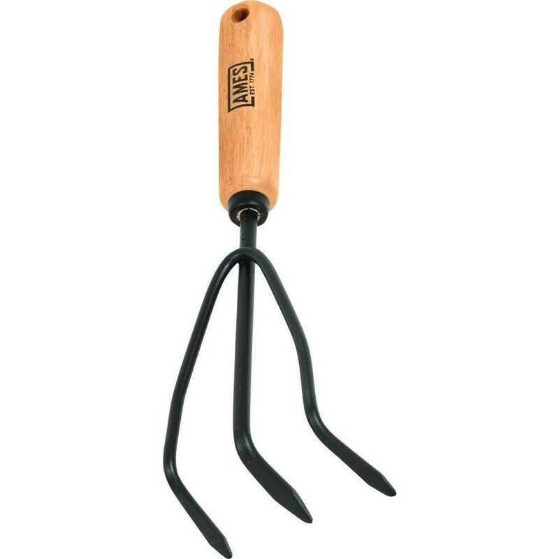DTE Ames Hand Cultivator w/Wood Handle 24463