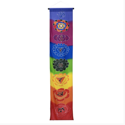 Benjamin Seven Chakra Large Multi Color Banner 68'' 6276