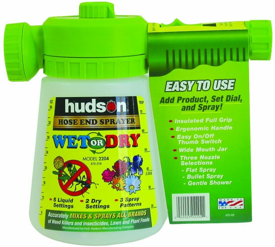 Hudson Wet/Dry Liquid Hose End Sprayer Store The Plant Foundry