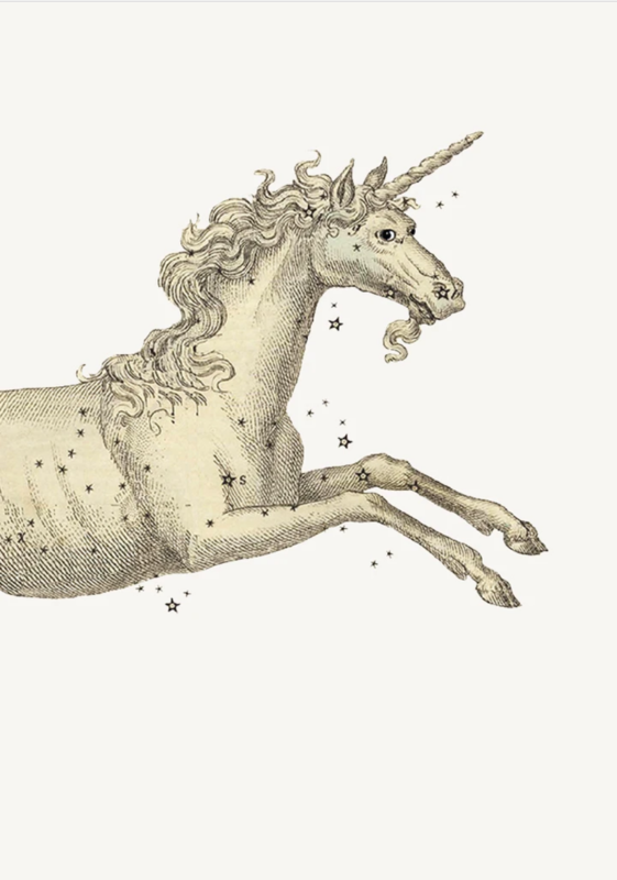 PFD Rainbow Unicorn Mini Card MI-UNI