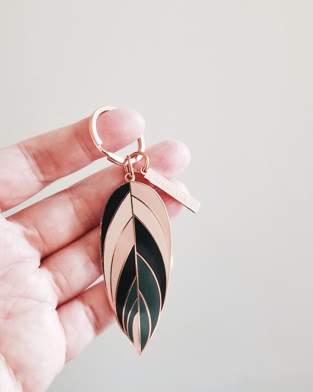 Hemleva Stromanthe sanguines 'Triostar' Keychain