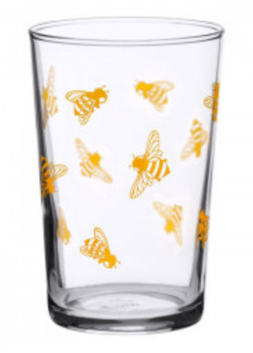 DTE Vintage Bee Juice Glass 7oz (37927)