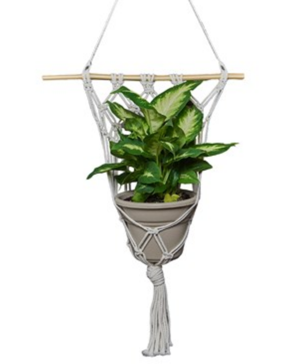 Primitive Planters Wall Planters Large-Antique White (2060)