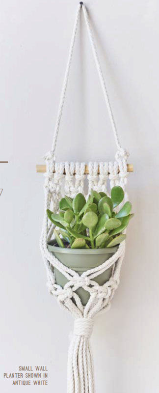 Primitive Planters Wall Planter Small - Antique White (2077)