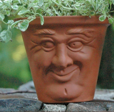 Kinsman Cheerful Face Pot 