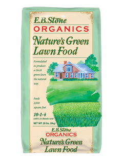 EB Stone Natural & Organic Lawn Food 20 lb Bag 10-1-4 (287)