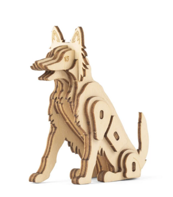 Kikkerland Dog 3D Wooden Puzzle (GG149)