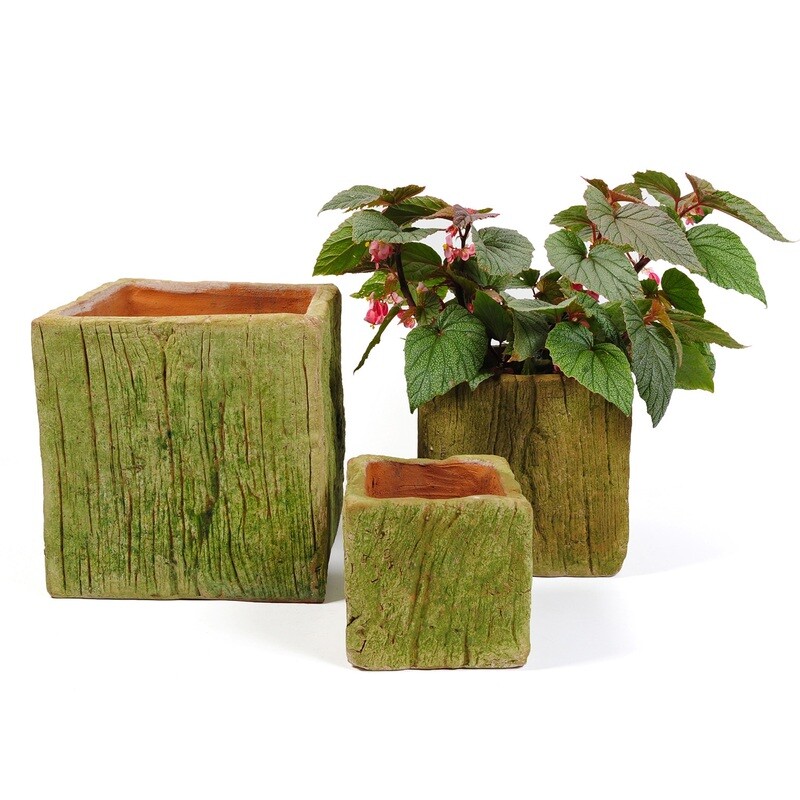 CDF Aged Mezquite Planter 12" Large 4347AL