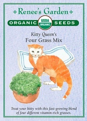 Renee's Cat Grass Mix Kitty Queen's Org 3001